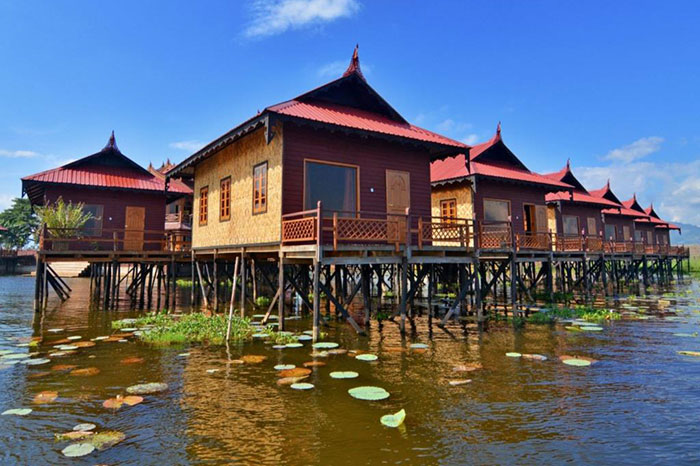 beaux hôtels Birmanie inle princess